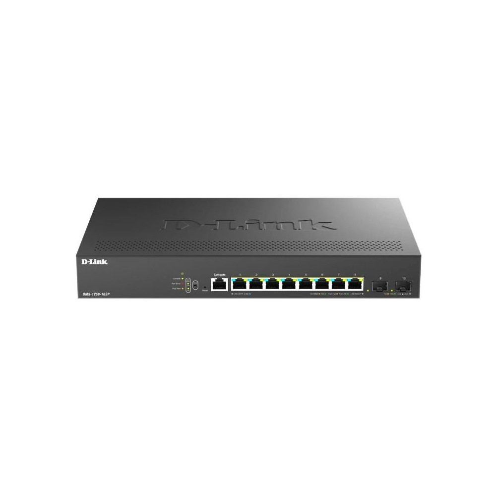 Meta title-D-LINK DMS-1250-10SP/E SWITCH 8XMG 2XSFP+ L2 POE ANDORRA , Switches y Puntos acceso ANDORRA , Switches armario ANDORR