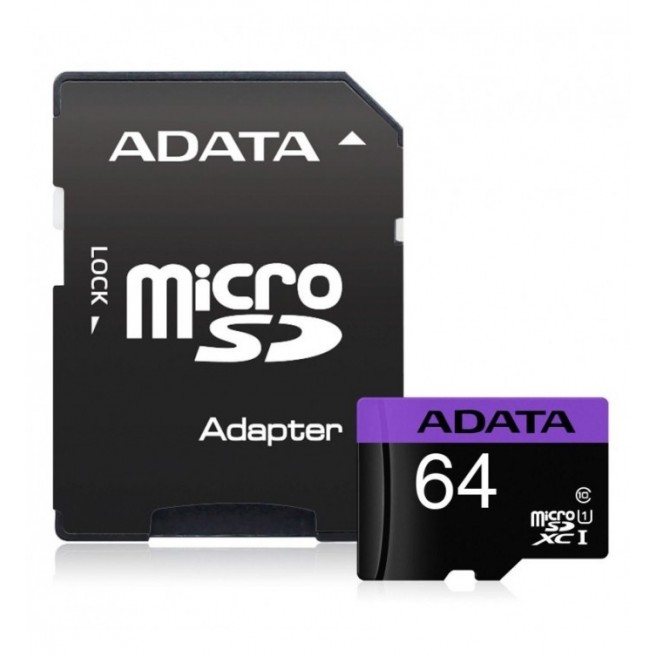 ADATA MICROSDHC 64GB UHS-I...